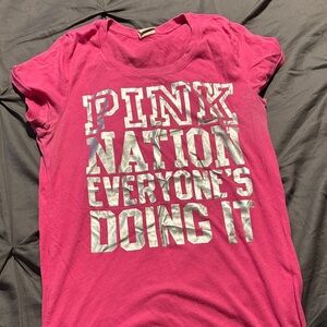 Pink Graphic Tee